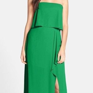 NWT BCBGMAXAZRIA Felicity Gown in Kelly Green
